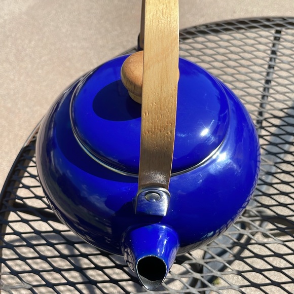 Teapot Blue 6” Diameter - Picture 2 of 5